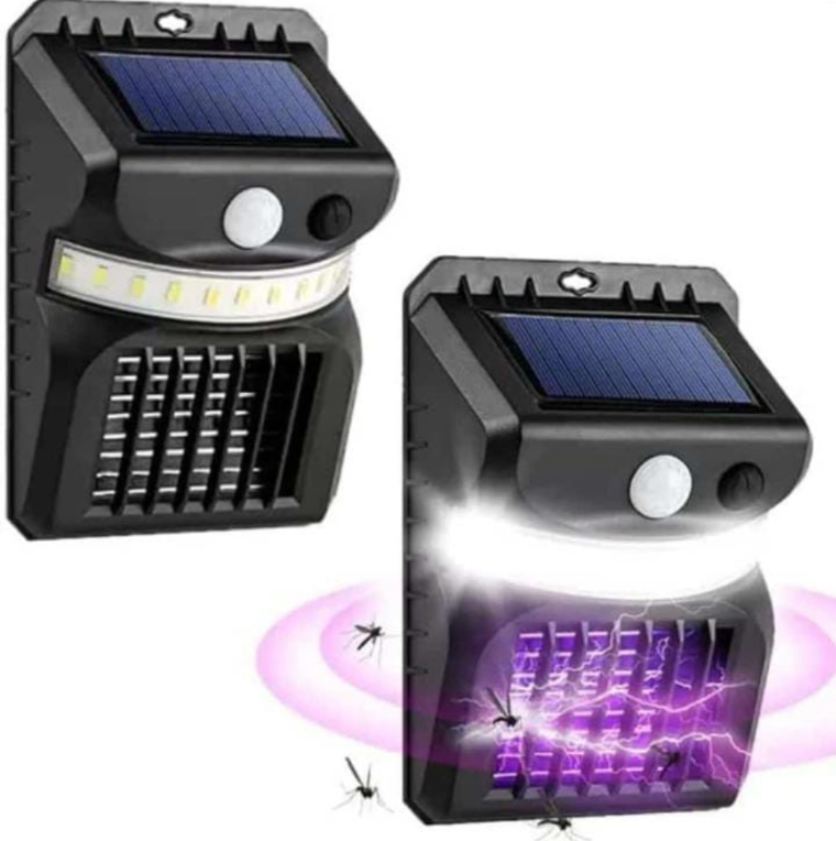Lámpara solar mata zancudos 3 en 1