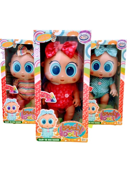 muñeca lovely doll con sonidos