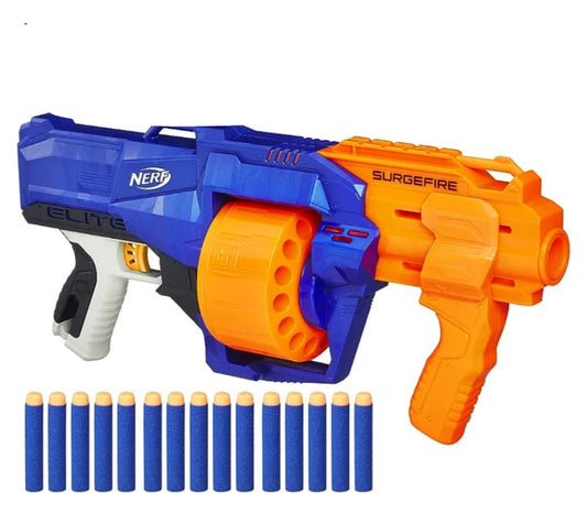 PISTOLA NERF CON 15 DARDOS