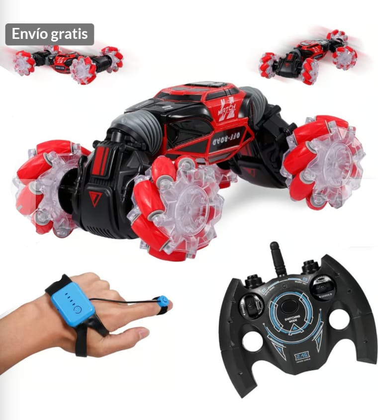 Carro Control Remoto Recargable Sensor Move Dual Twisted