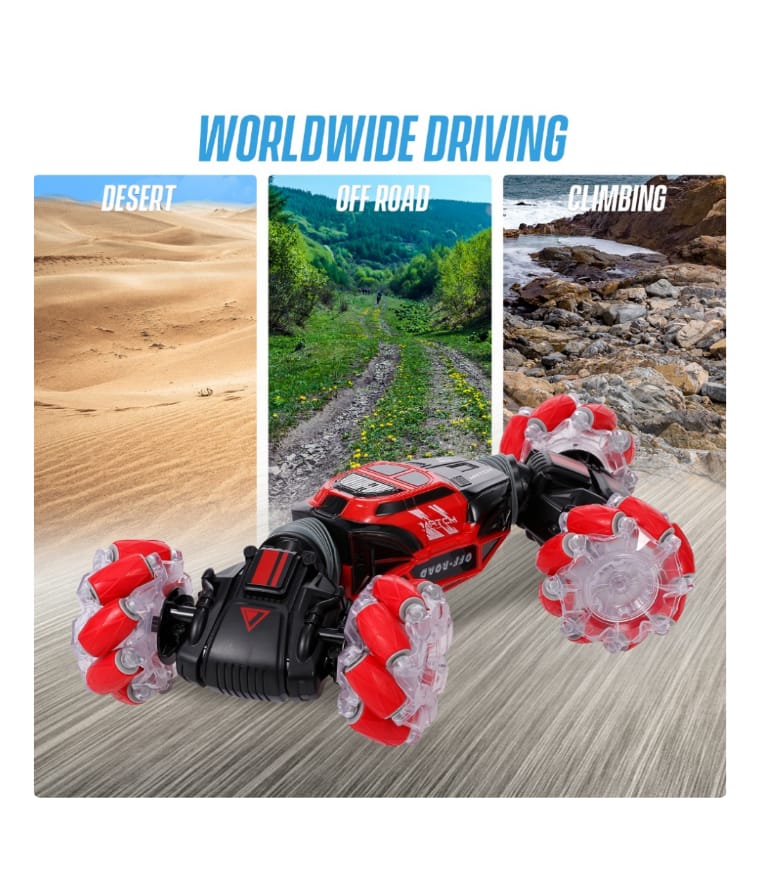 Carro Control Remoto Recargable Sensor Move Dual Twisted