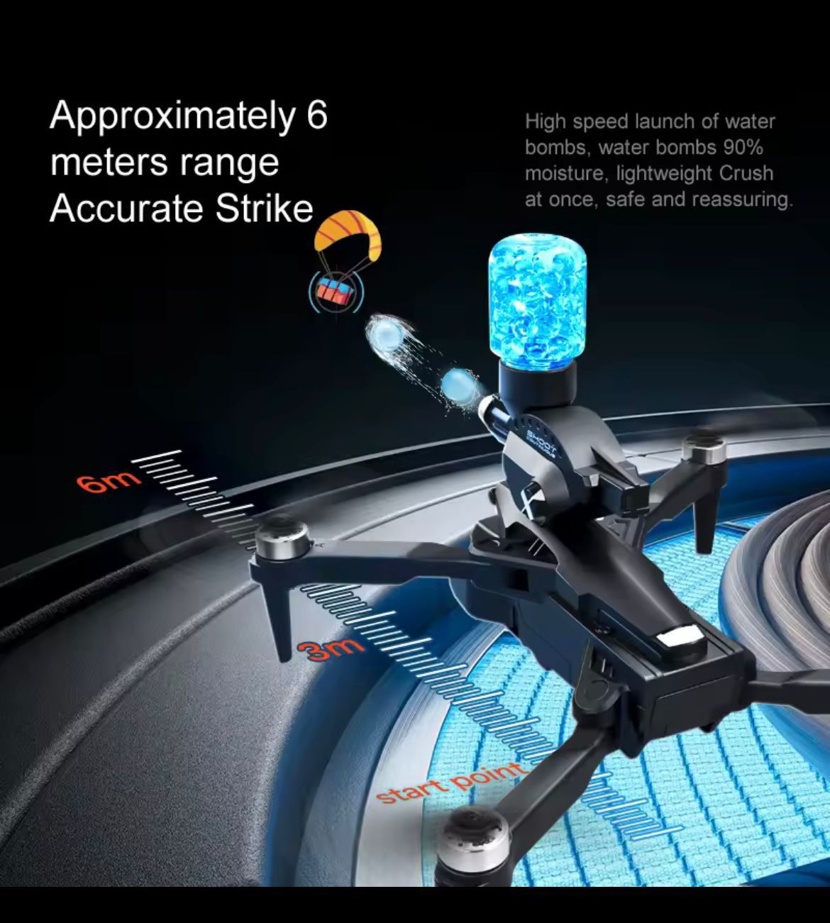 DRONE K11 TRIPLE CAMARA CON BOMBAS